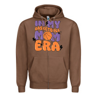 Chestnut in my basketball mom era Zipper Hoodie - MaliasSmallBusiness