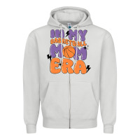 Dove Grey in my basketball mom era Zipper Hoodie - MaliasSmallBusiness