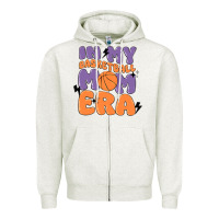 Oatmeal Heather in my basketball mom era Zipper Hoodie - MaliasSmallBusiness