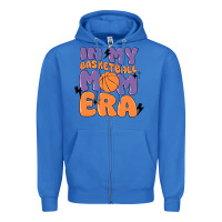 True Royal in my basketball mom era Zipper Hoodie - MaliasSmallBusiness