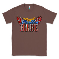 Chestnut American Babe With Sunflowers Classic Tee - LillyAllenDesigns
