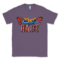Lavender American Babe With Sunflowers Classic Tee - LillyAllenDesigns