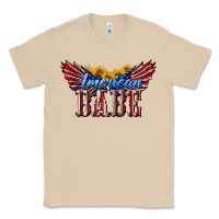 Mushroom American Babe With Sunflowers Classic Tee - LillyAllenDesigns