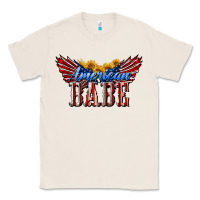 Natural American Babe With Sunflowers Classic Tee - LillyAllenDesigns