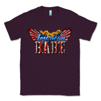 Plum American Babe With Sunflowers Classic Tee - LillyAllenDesigns