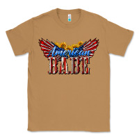 Toasted Coconut American Babe With Sunflowers Classic Tee - LillyAllenDesigns