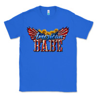 True Royal American Babe With Sunflowers Classic Tee - LillyAllenDesigns