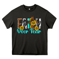 Asphalt faith over fear Heavy Core Tee - texasbilliewilder