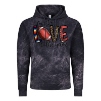 Cloud Black for the love of the game football Vintage Hoodie - CowhideDigitalArt