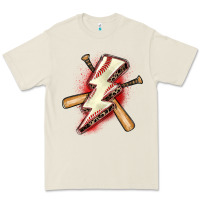 Bone baseball lightning bolt Premium Tee - Zillion Design Studio