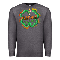 Charcoal Heather teacher st patricks day Premium Sweatshirt - LillyAllenDesigns