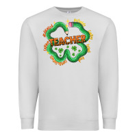 Dove Grey teacher st patricks day Premium Sweatshirt - LillyAllenDesigns