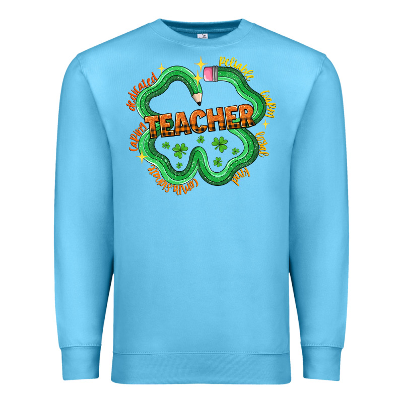 Teacher St Patricks Day Premium Sweatshirt by LillyAllenDesigns | Teevron