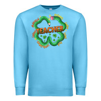 Ocean Blue teacher st patricks day Premium Sweatshirt - LillyAllenDesigns