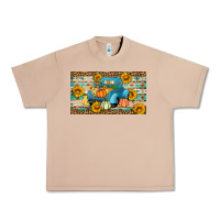Burro Fall truck sunflowers Urban Heavy Tee - Artiststas