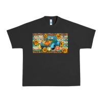 Pigment Black Fall truck sunflowers Urban Heavy Tee - Artiststas