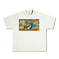Pistachio Fall truck sunflowers Urban Heavy Tee - Artiststas