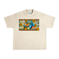 Sandshell Fall truck sunflowers Urban Heavy Tee - Artiststas