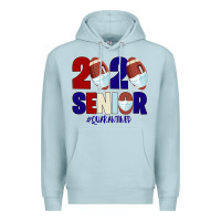 Blue Mist Quarantined Senior 2020 American Football Premium Hoodie - Bettercallsaul