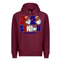 Burgundy Quarantined Senior 2020 American Football Premium Hoodie - Bettercallsaul