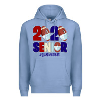 Colony Blue Quarantined Senior 2020 American Football Premium Hoodie - Bettercallsaul