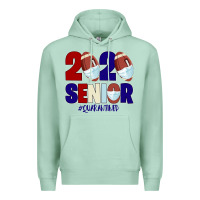 Seafoam Quarantined Senior 2020 American Football Premium Hoodie - Bettercallsaul