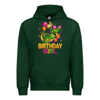 Forest Green 1st birthday girl t rex pink Urban Hoodie - CowGirlArtShop