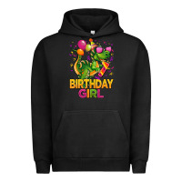 Pigment Black 1st birthday girl t rex pink Urban Hoodie - CowGirlArtShop