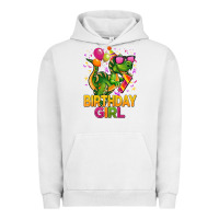 Pigment Lunar Rock 1st birthday girl t rex pink Urban Hoodie - CowGirlArtShop
