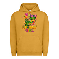 Pigment Peanut Butter 1st birthday girl t rex pink Urban Hoodie - CowGirlArtShop