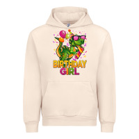 Sandshell 1st birthday girl t rex pink Urban Hoodie - CowGirlArtShop