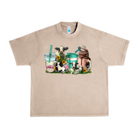 French Oak cow coffee cups Urban Heavy Tee - AdoDesignShop
