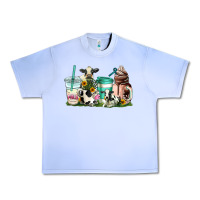 Grape Ice cow coffee cups Urban Heavy Tee - AdoDesignShop