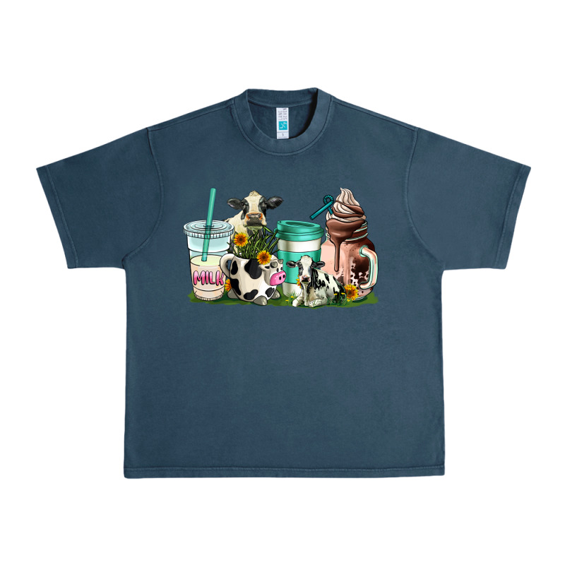 Cow Coffee Cups Urban Heavy Tee by AdoDesignShop | Teevron