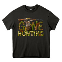 Asphalt gone hunting western Heavy Core Tee - texasbilliewilder