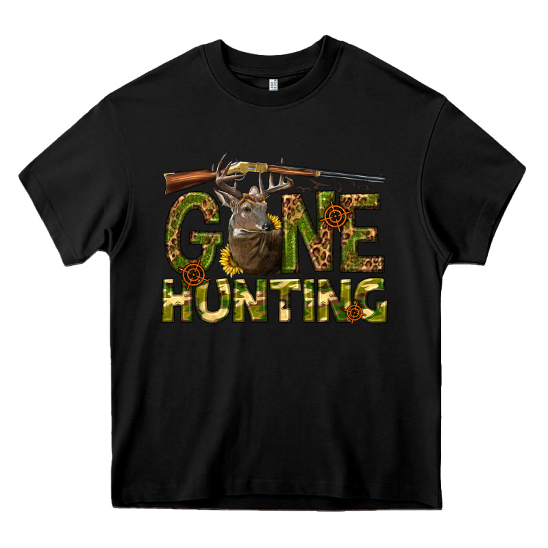 Gone Hunting Western Heavy Core Tee by texasbilliewilder | Teevron