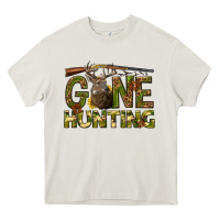 Cream gone hunting western Heavy Core Tee - texasbilliewilder
