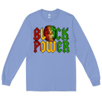 Colony Blue Juneteenth Lion King Black Power Long Sleeve Tee - LillyAllenDesigns