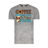 Cloud Rock coffee gives me teacher powers Vintage Tee - JahusDesignShop