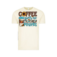 Vintage Arctic coffee gives me teacher powers Vintage Tee - JahusDesignShop
