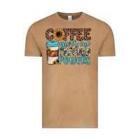 Vintage Camel coffee gives me teacher powers Vintage Tee - JahusDesignShop