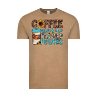 Coffee Gives Me Teacher Powers Vintage Tee | Teevron
