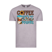 Vintage Zinc coffee gives me teacher powers Vintage Tee - JahusDesignShop