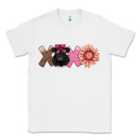 White xoxo belted galloway Classic Tee - AdoDesignShop