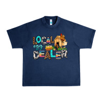 Navy Local egg dealer Urban Heavy Tee - AdoDesignShop