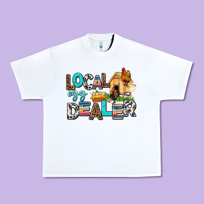 Local Egg Dealer Urban Heavy Tee Designed By Adodesignshop