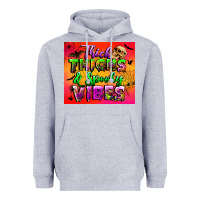 Heather Grey thick thighs and spooky vibes tumbler Heavyweight Hoodie - BundleAndBundleShop