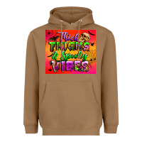 Toasted Coconut thick thighs and spooky vibes tumbler Heavyweight Hoodie - BundleAndBundleShop