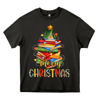 Asphalt book christmas tree merry christmas Heavy Core Tee - Zillion Design Studio