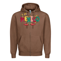 Chestnut mexico Zipper Hoodie - MaliasSmallBusiness